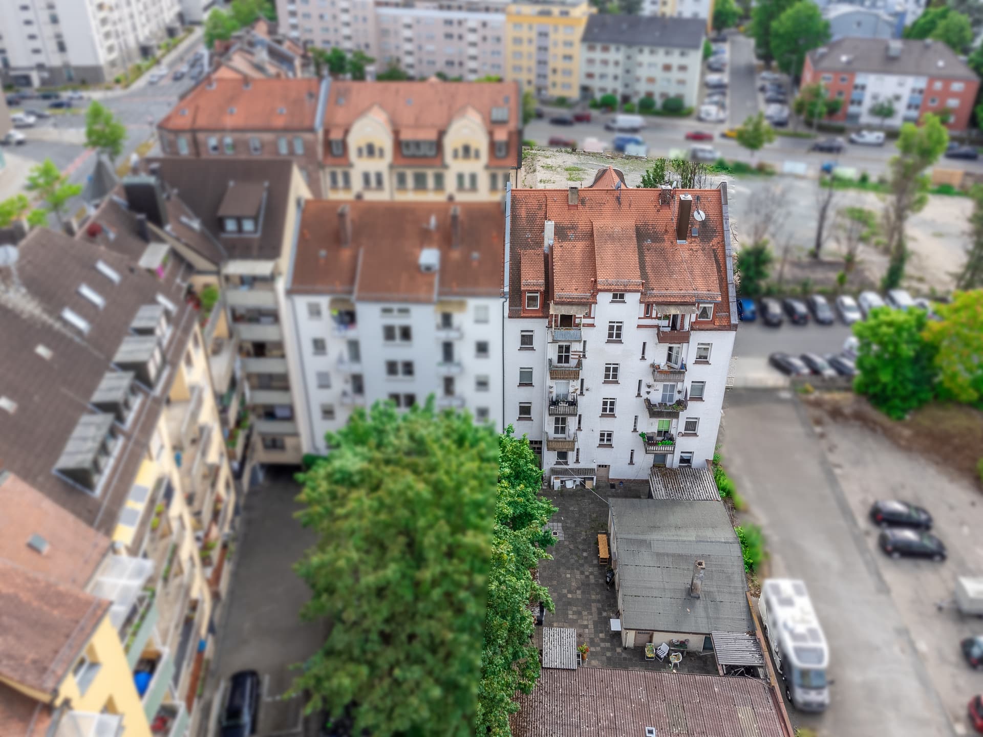 Mehrfamilienhaus mit 10 Wohneinheiten in Nürnberg-Schoppershof - Frauenhofer Straße-Drohne-4