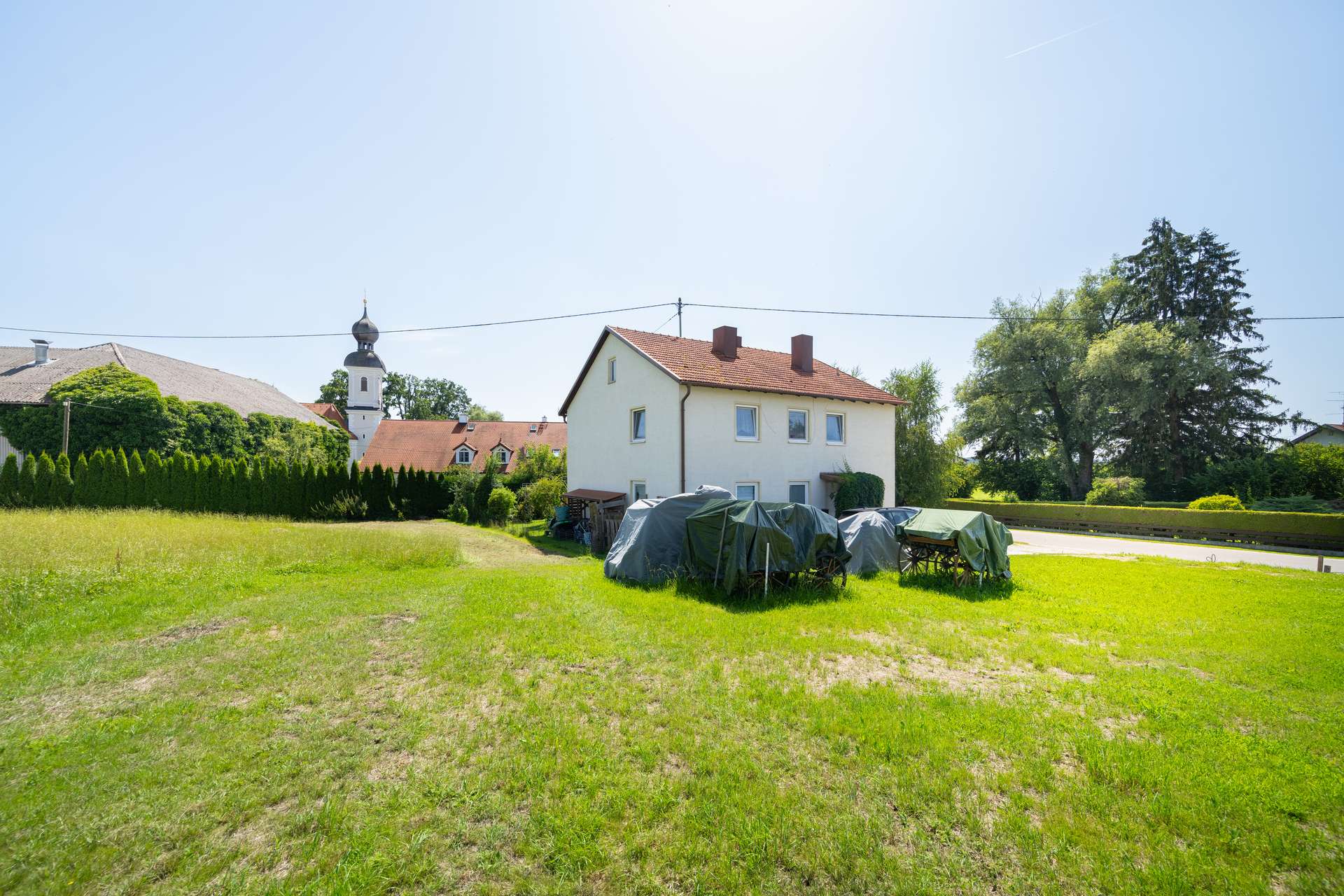 Vermietetes Zweifamilienhaus in Indorf bei Erding - Ansicht Nord/Ost