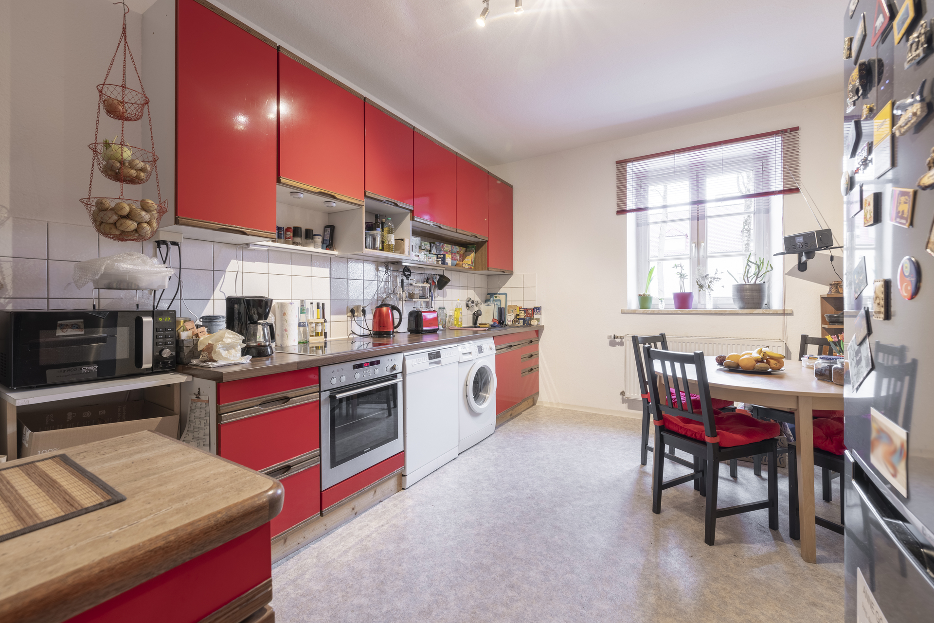 Vermietete 2-Zimmer Wohnung im denkmalgeschützten Ensemble in Thalkirchen - Wohnküche